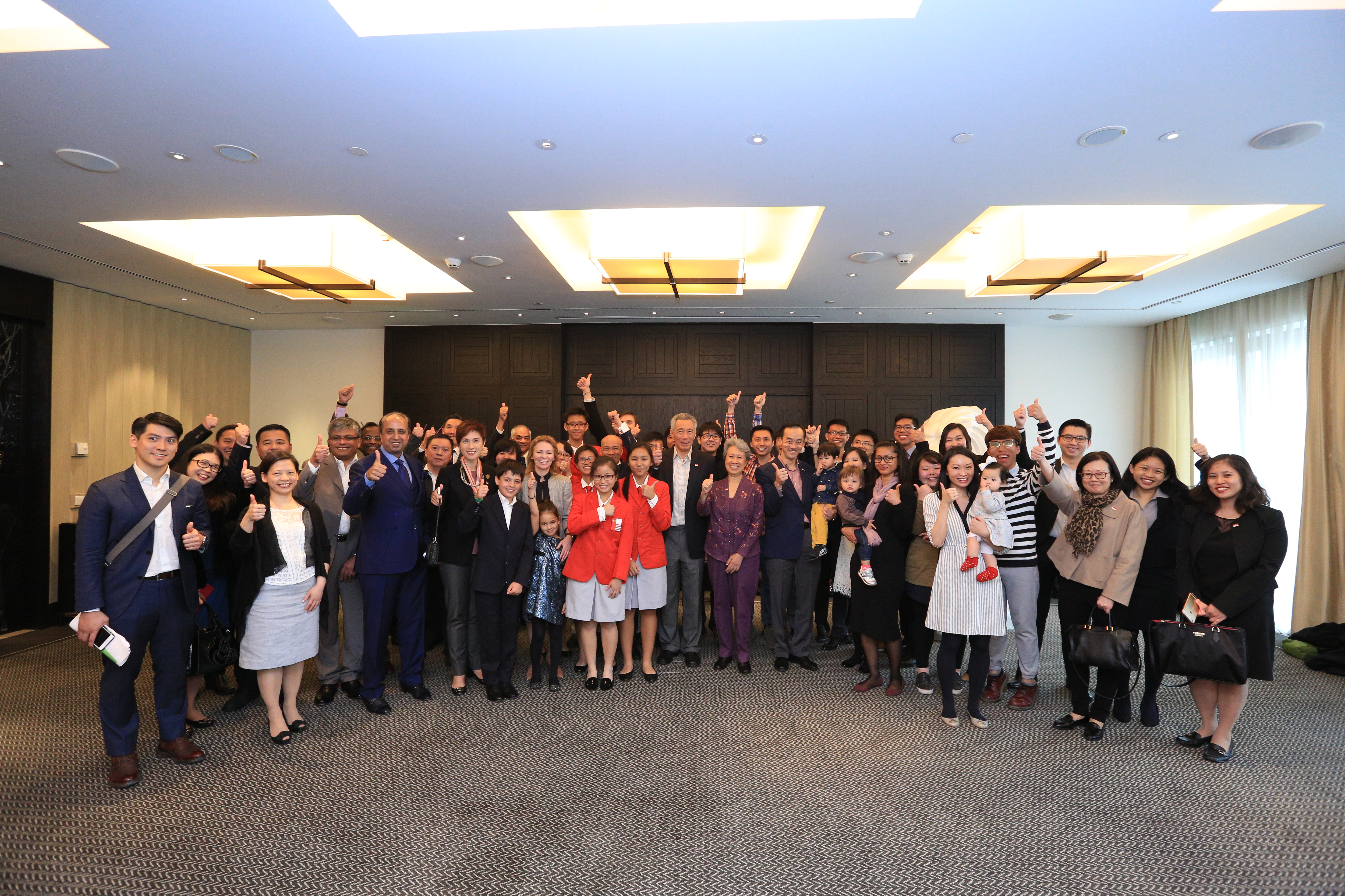 PM Lee Hsien Loong met with the Singaporean community in Moscow on 17 May 2016 (MCI Photo by Kenji Soon)