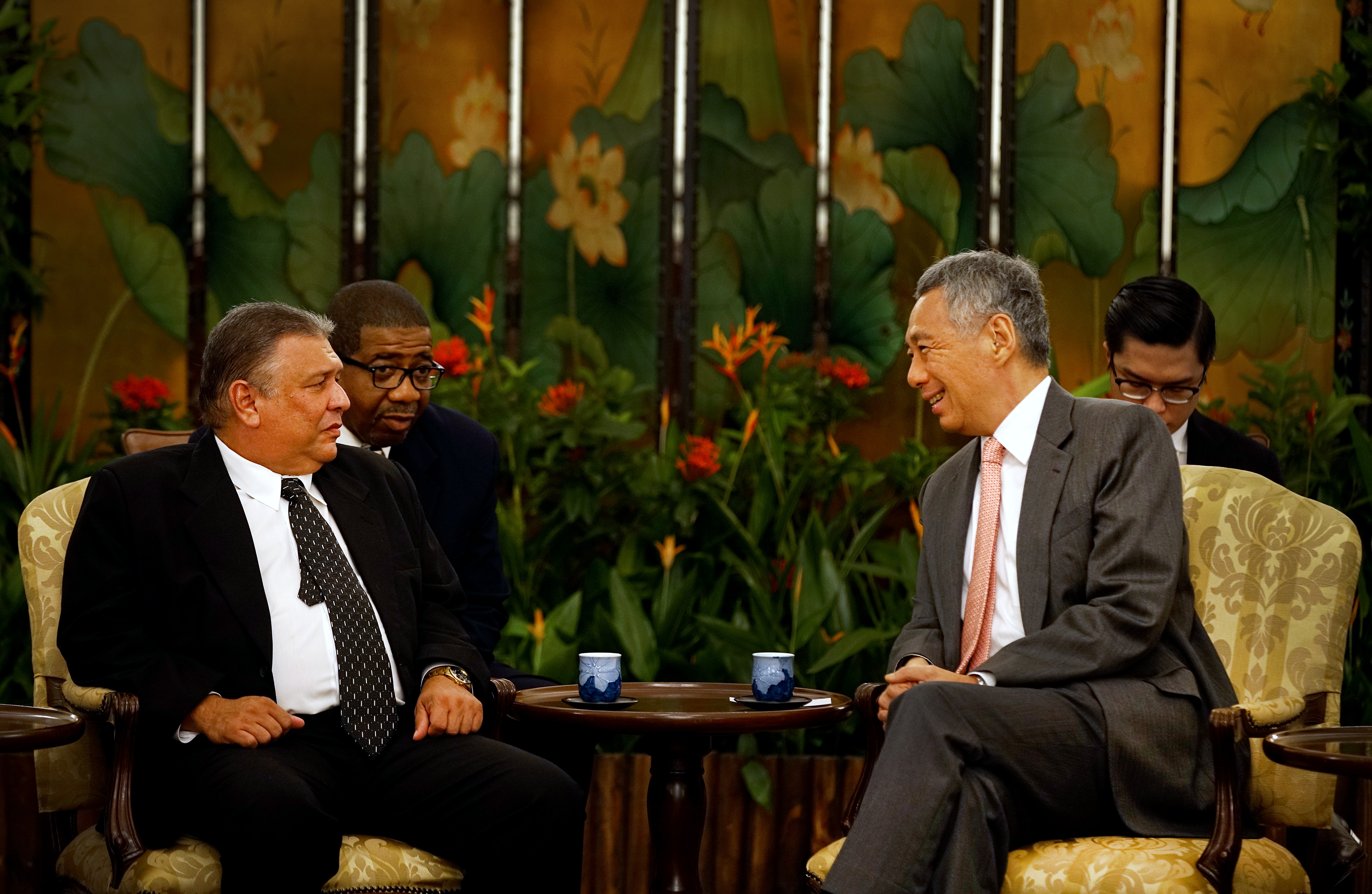 Official Visit by Cuban Vice-President Marino Alberto Murillo Jorge on 25 May 2016 (MCI Photo by Terence Tan)