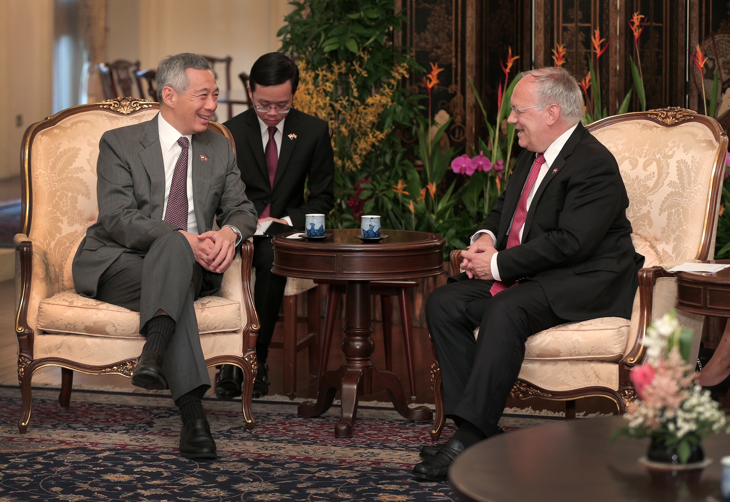 Visit of Swiss President Mr Johann Schneider-Ammann on 12 July 2016 (MCI Photo by Terence Tan)