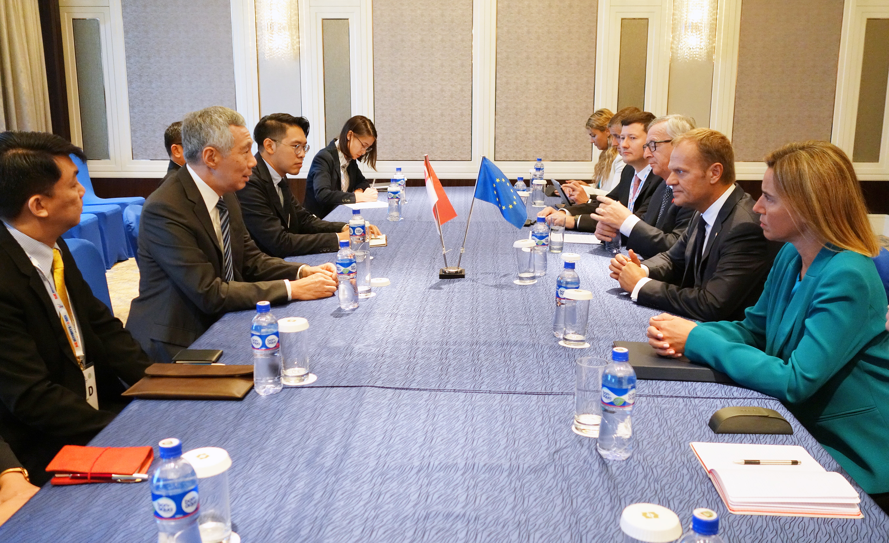 PM Lee Hsien Loong at ASEM11 in July 2016 (MCI Photo by LH Goh)