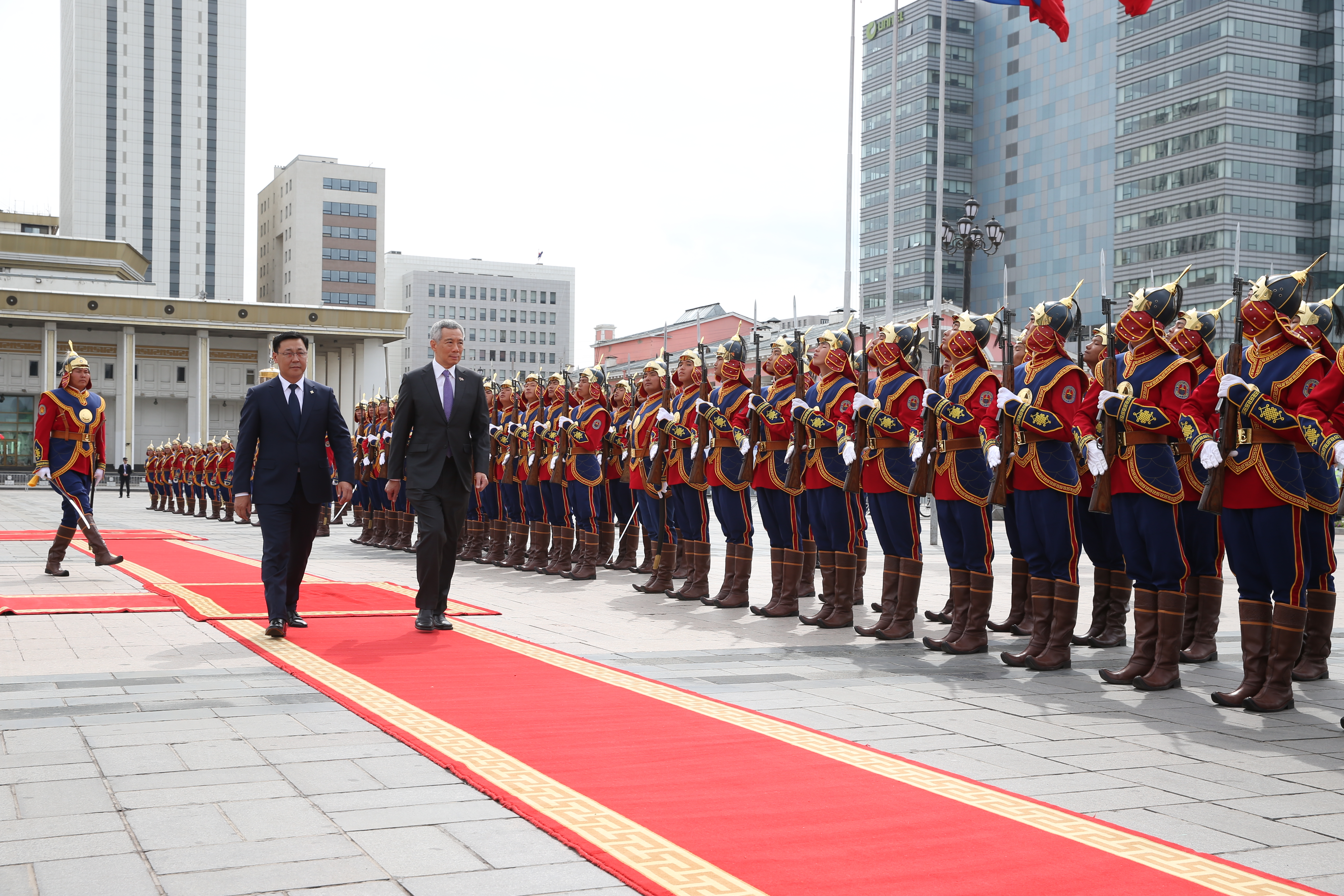 PM Lee Hsien Loong's official visit to Mongolia in July 2016 (MCI Photo by LH Goh)