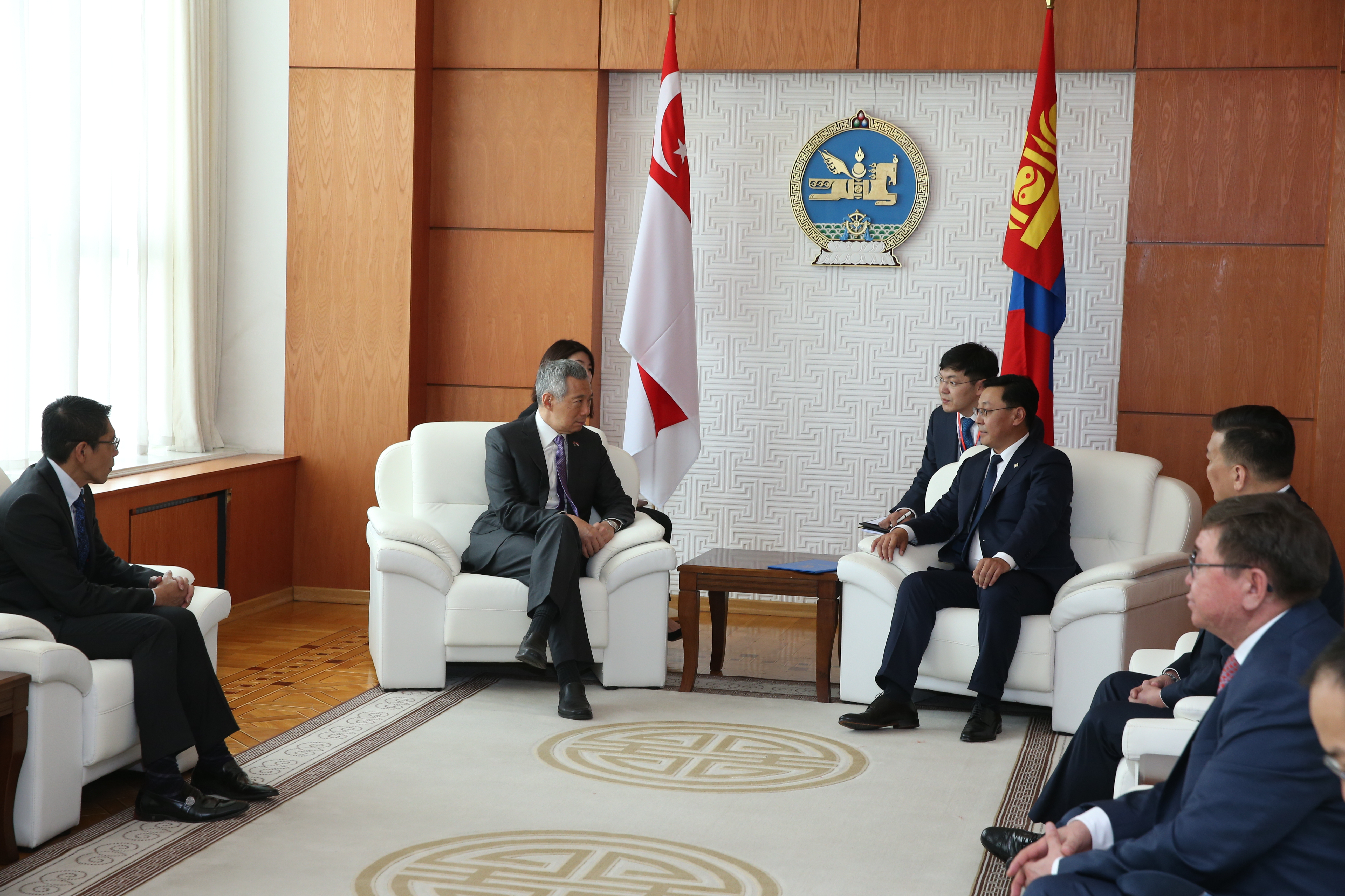 PM Lee Hsien Loong's official visit to Mongolia in July 2016 (MCI Photo by LH Goh)