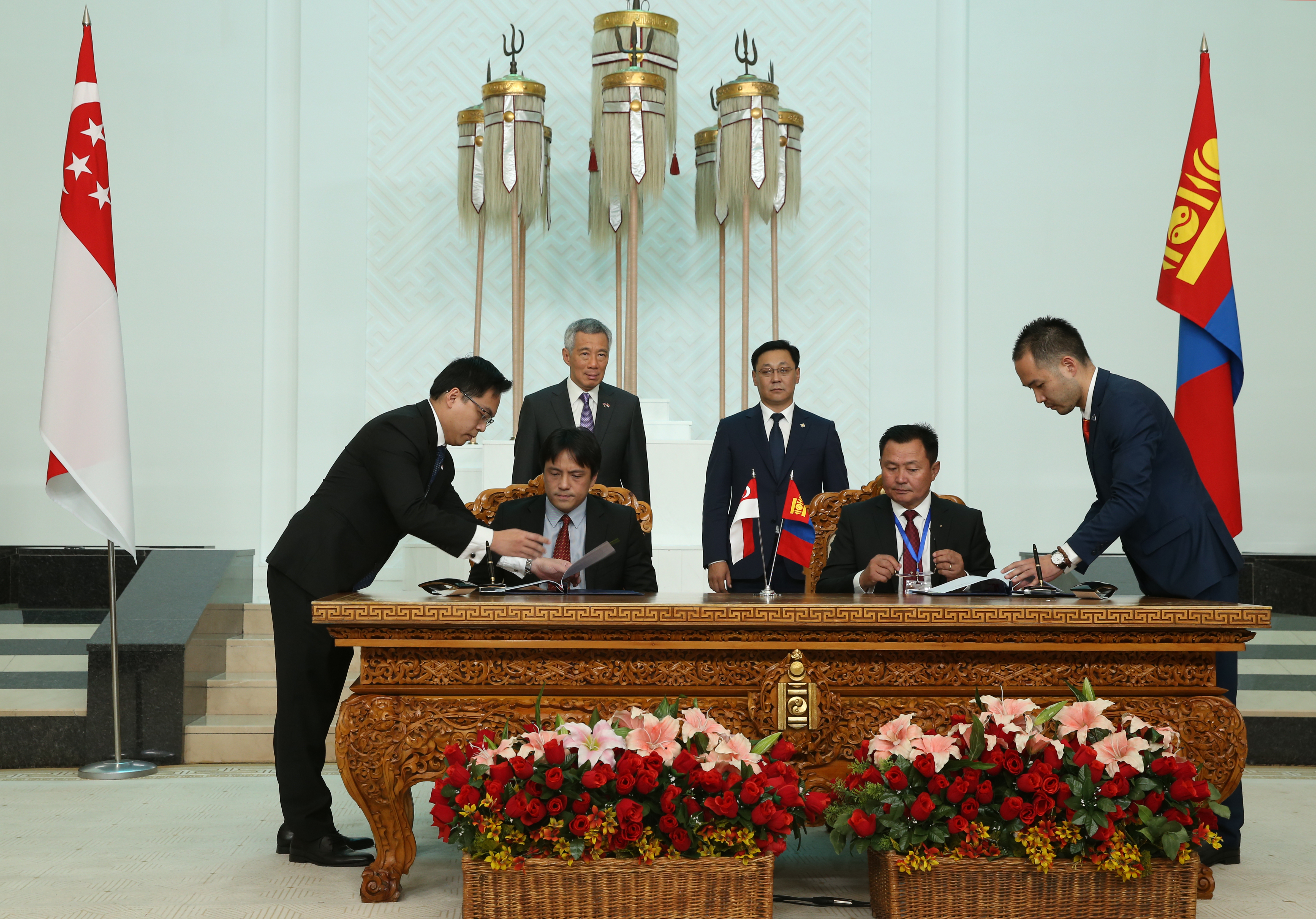 PM Lee Hsien Loong's official visit to Mongolia in July 2016 (MCI Photo by LH Goh)