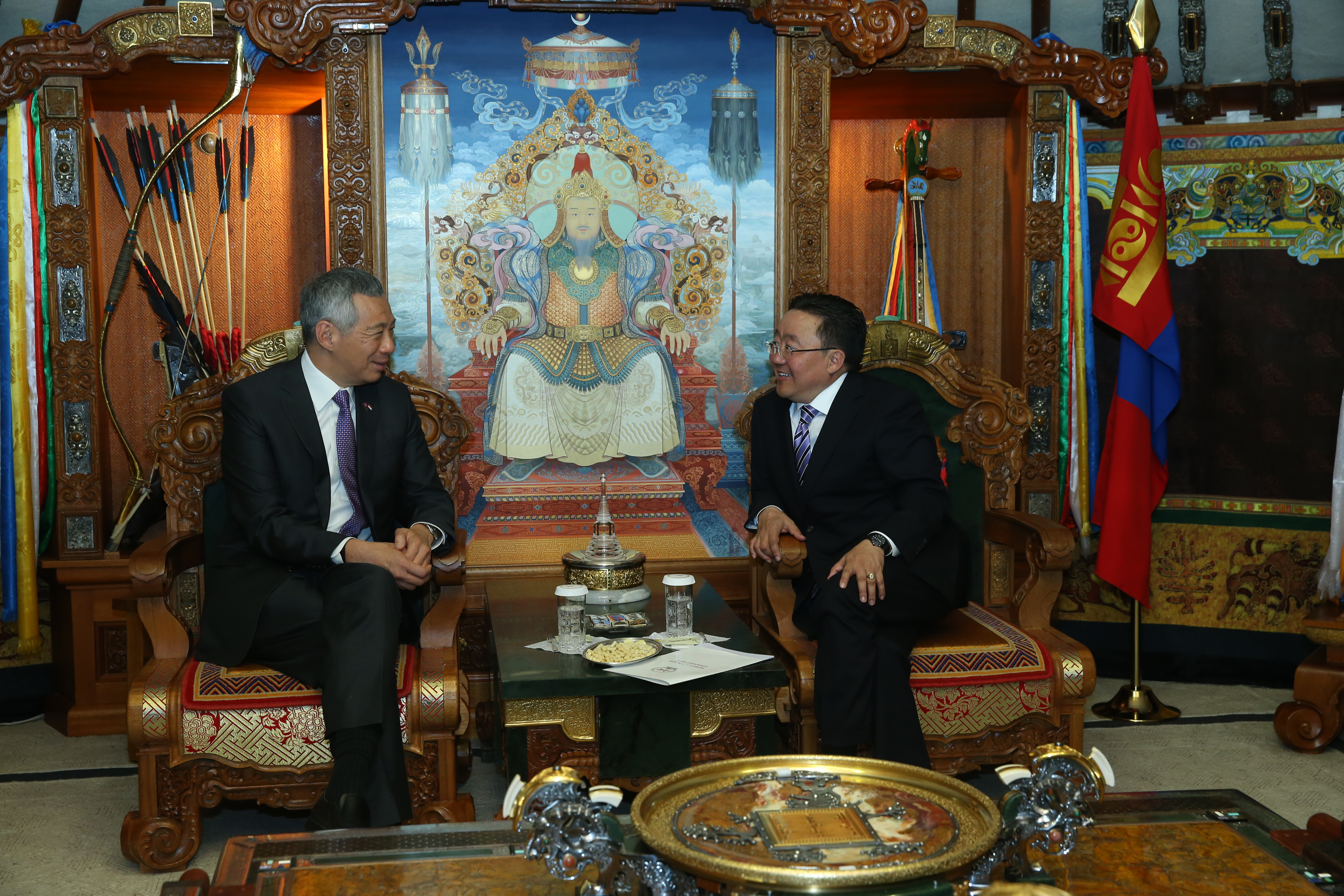 PM Lee Hsien Loong's official visit to Mongolia in July 2016 (MCI Photo by LH Goh)