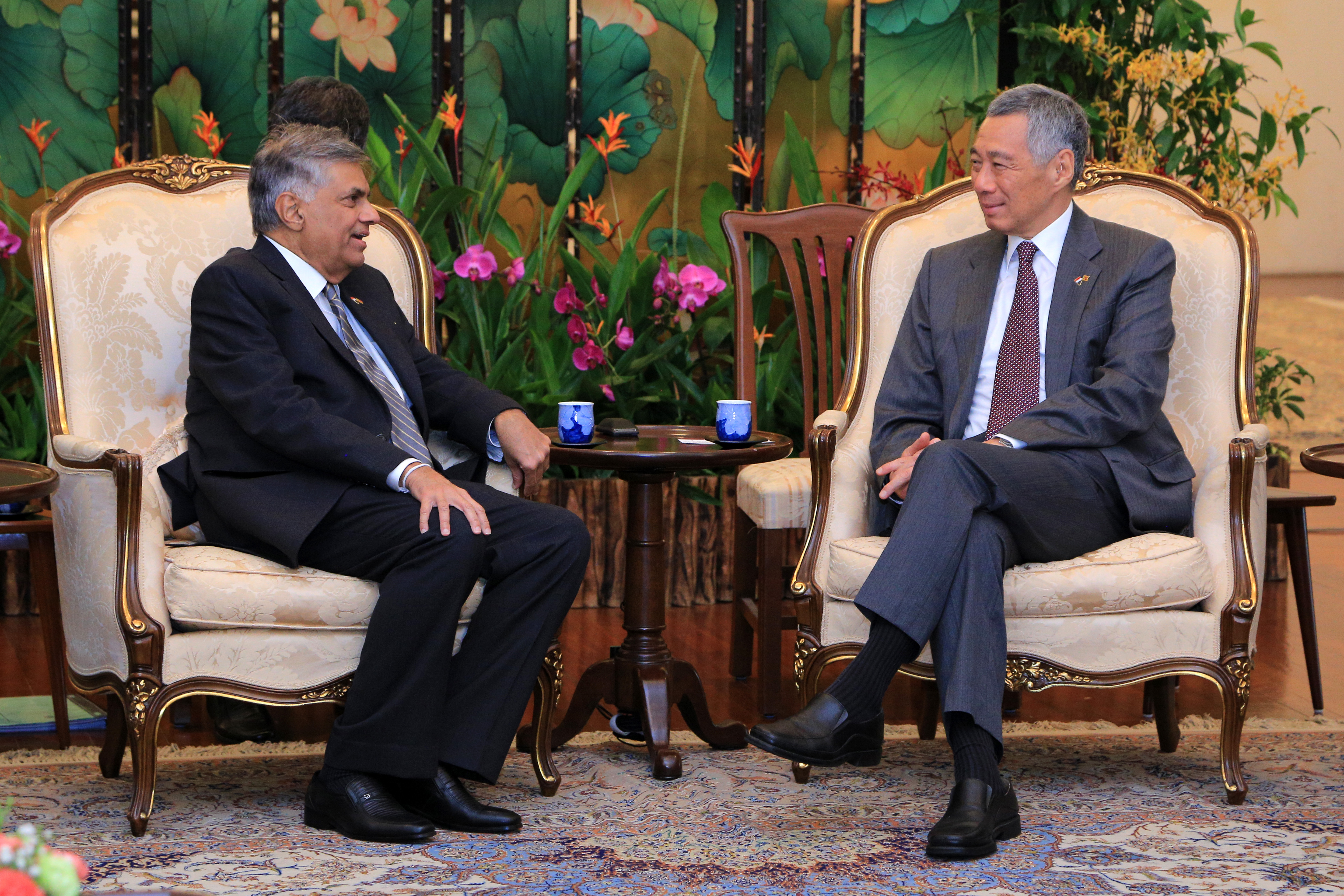 Visit of Sri Lanka PM Ranil Wickremesinghe on 18 Jul 2016 (MCI Photo by Kenji Soon)