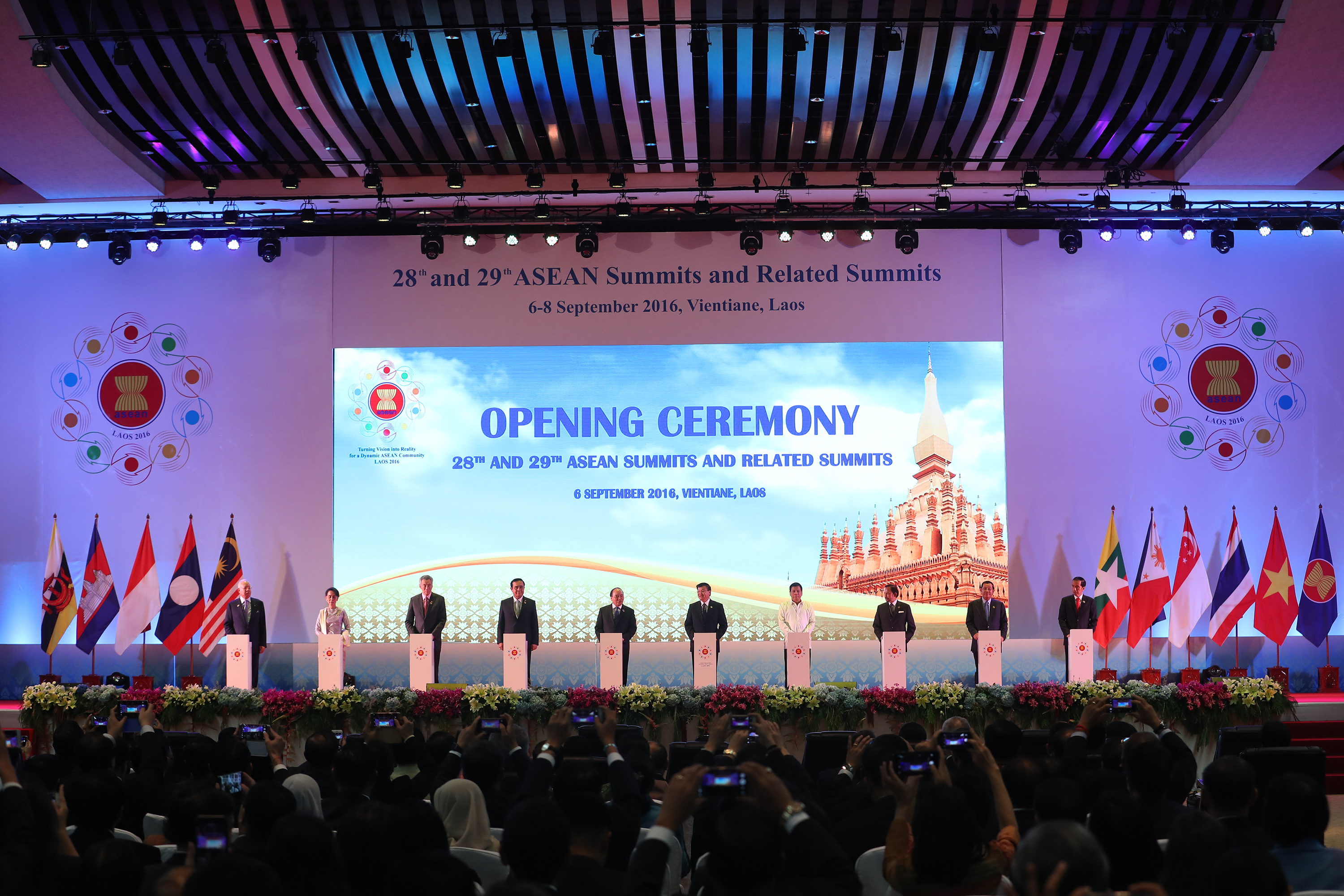 28th & 29th ASEAN Summits - Sep 2016 (MCI Photo by Chwee)