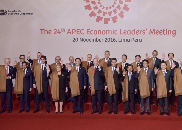 PM Lee Hsien Loong at APEC CEO Summit in Peru on 18 Nov 2016 (ST Photo © Singapore Press Holdings Limited. Reproduced with permission)