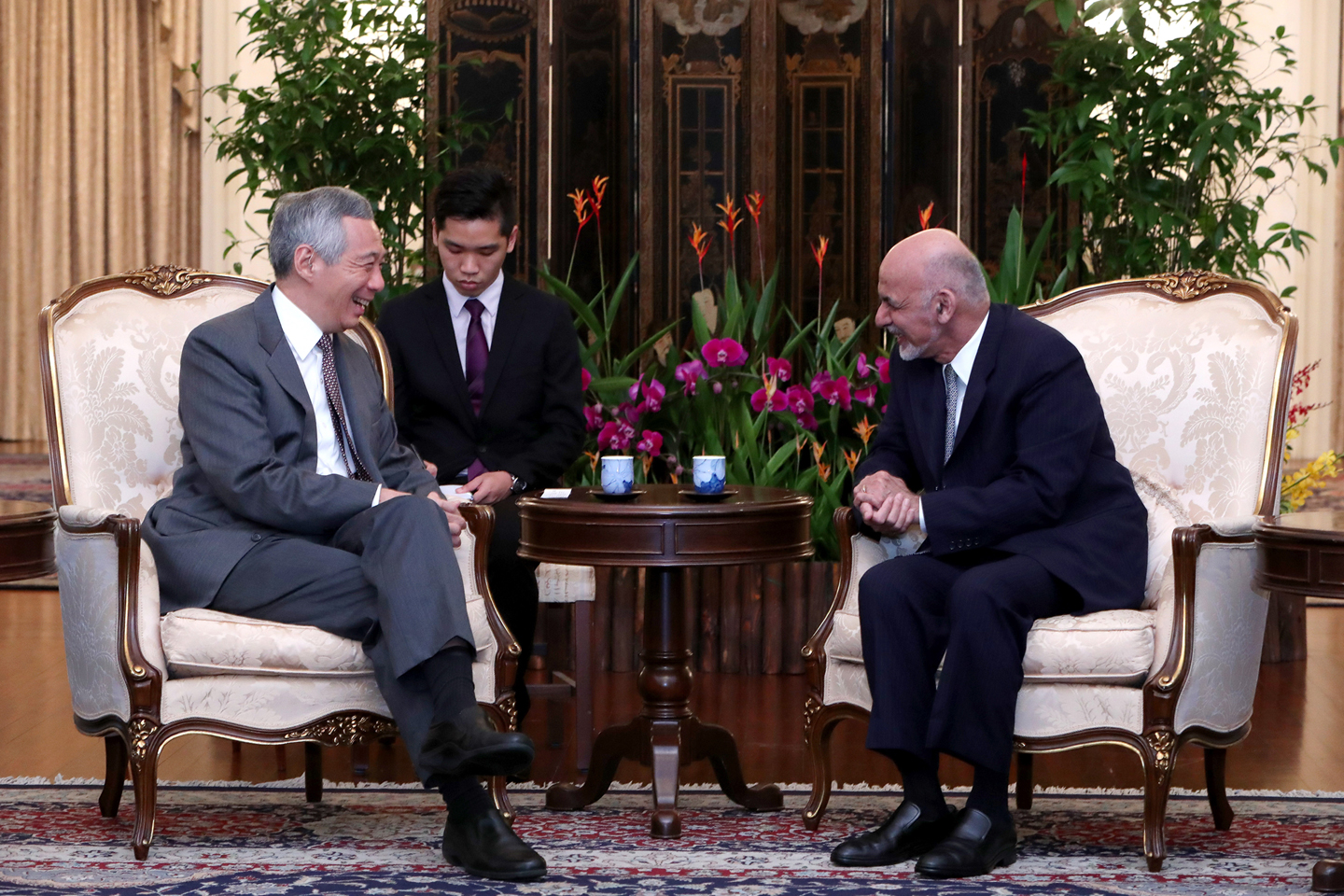 Visit by Afghanistan President Ashraf Ghani on 7 April 2017 (MCI Photo by Betty Chua)