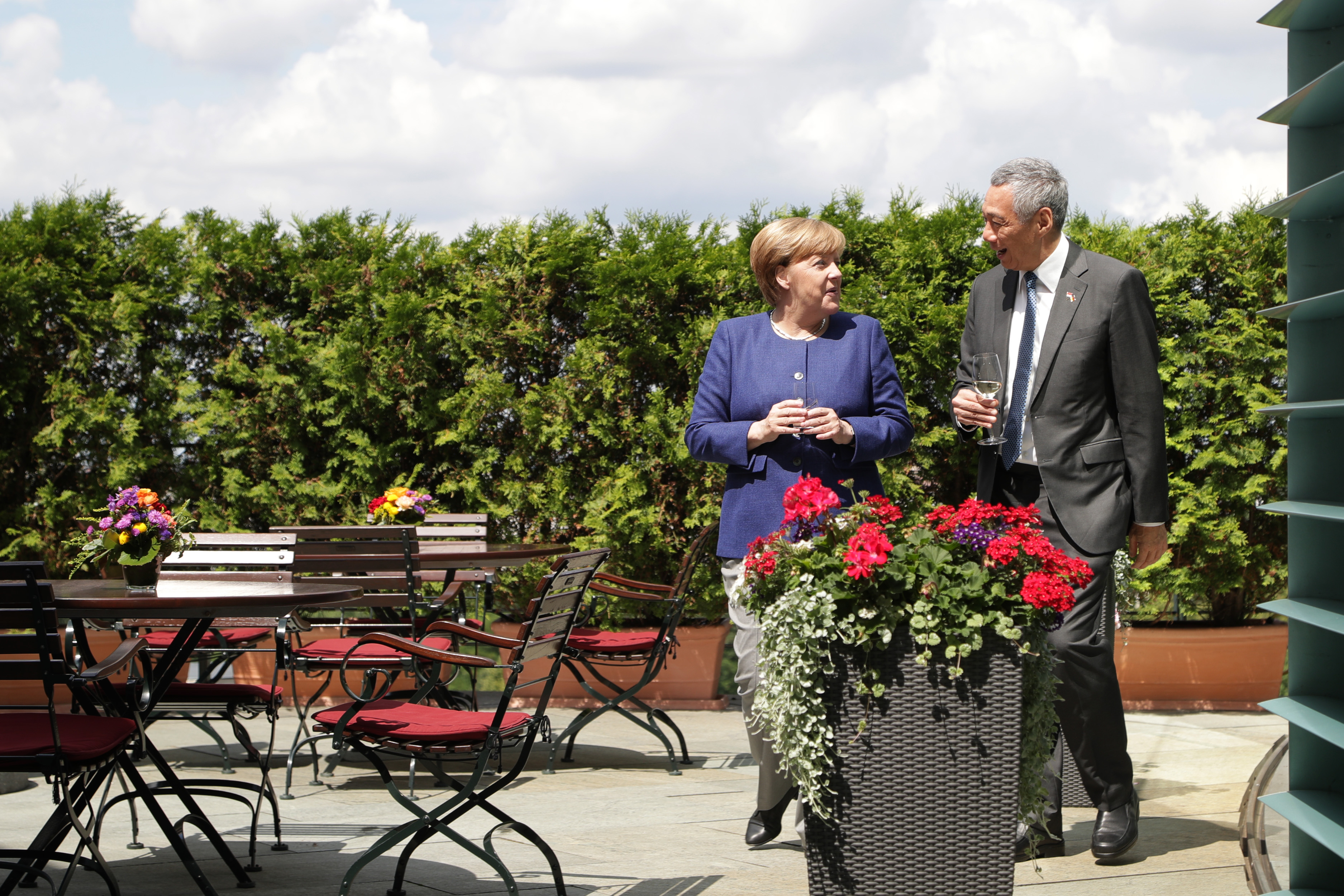 PM Lee Hsien Loong's working visit to Germany in July 2017 (MCI Photo by Kenji Soon)