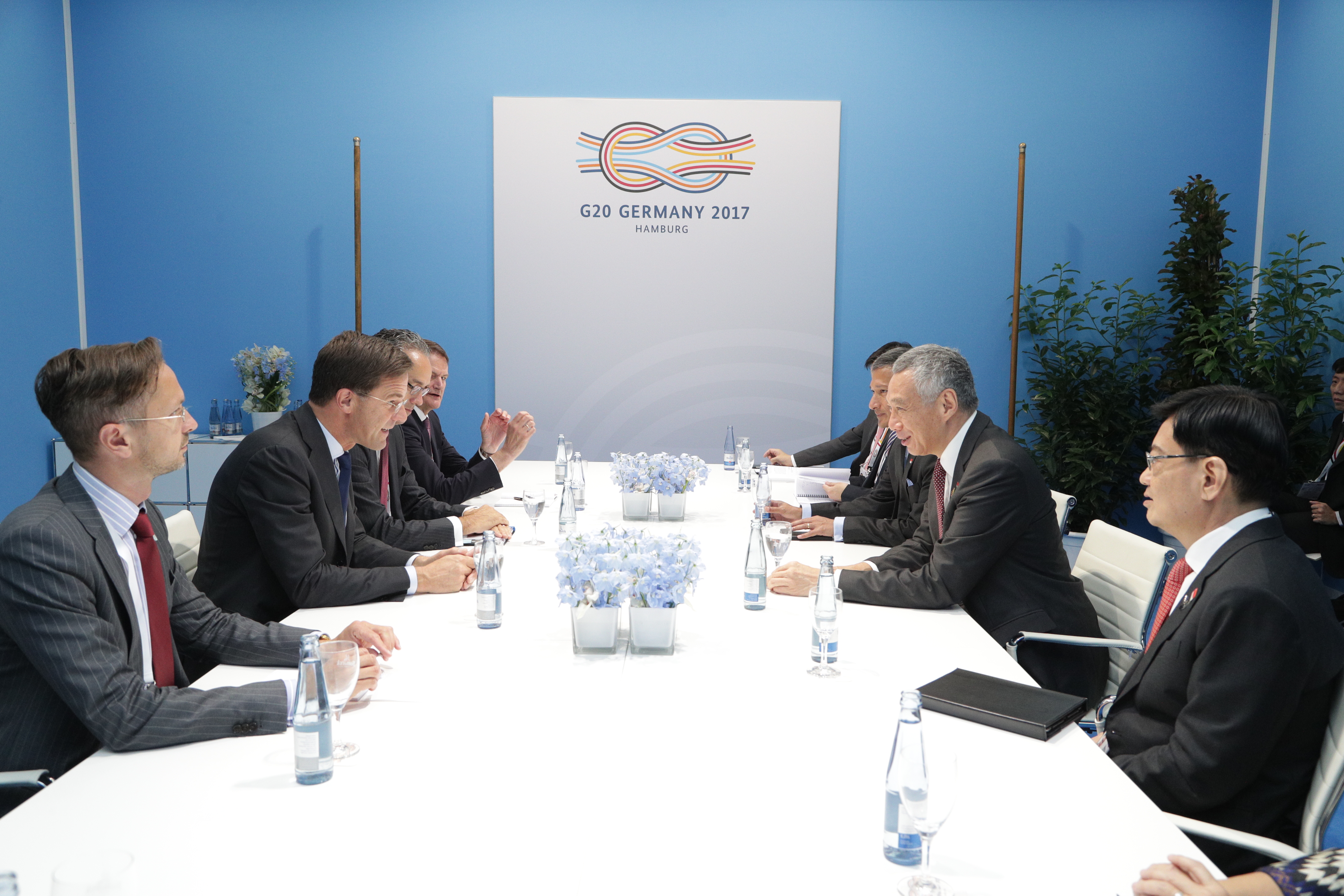 PM Lee at G20 summit in Hamburg on 7 to 8 July 2-17 (MCI Photo by Kenji Soon)