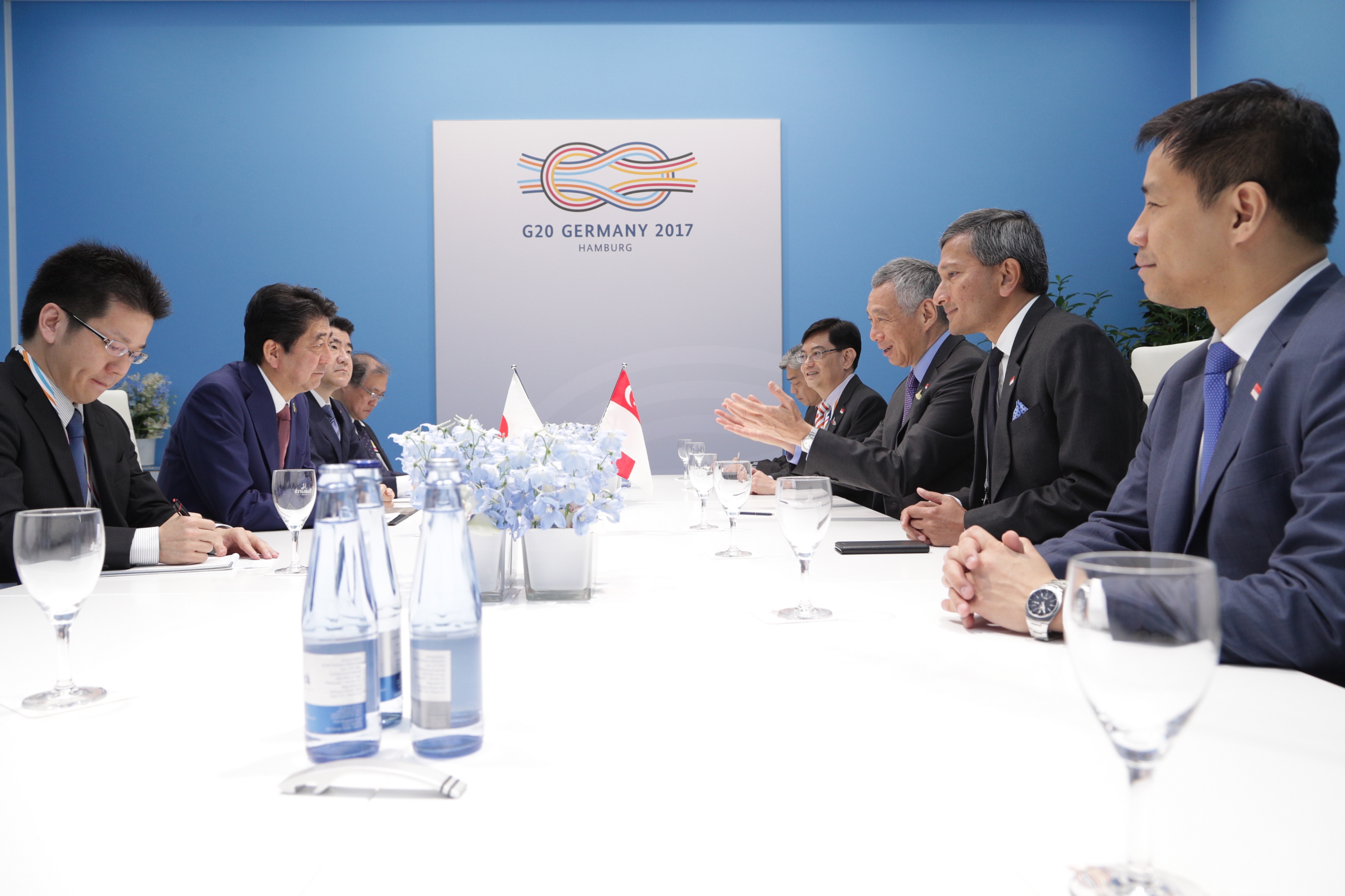 PM Lee at G20 summit in Hamburg on 7 to 8 July 2-17 (MCI Photo by Kenji Soon)