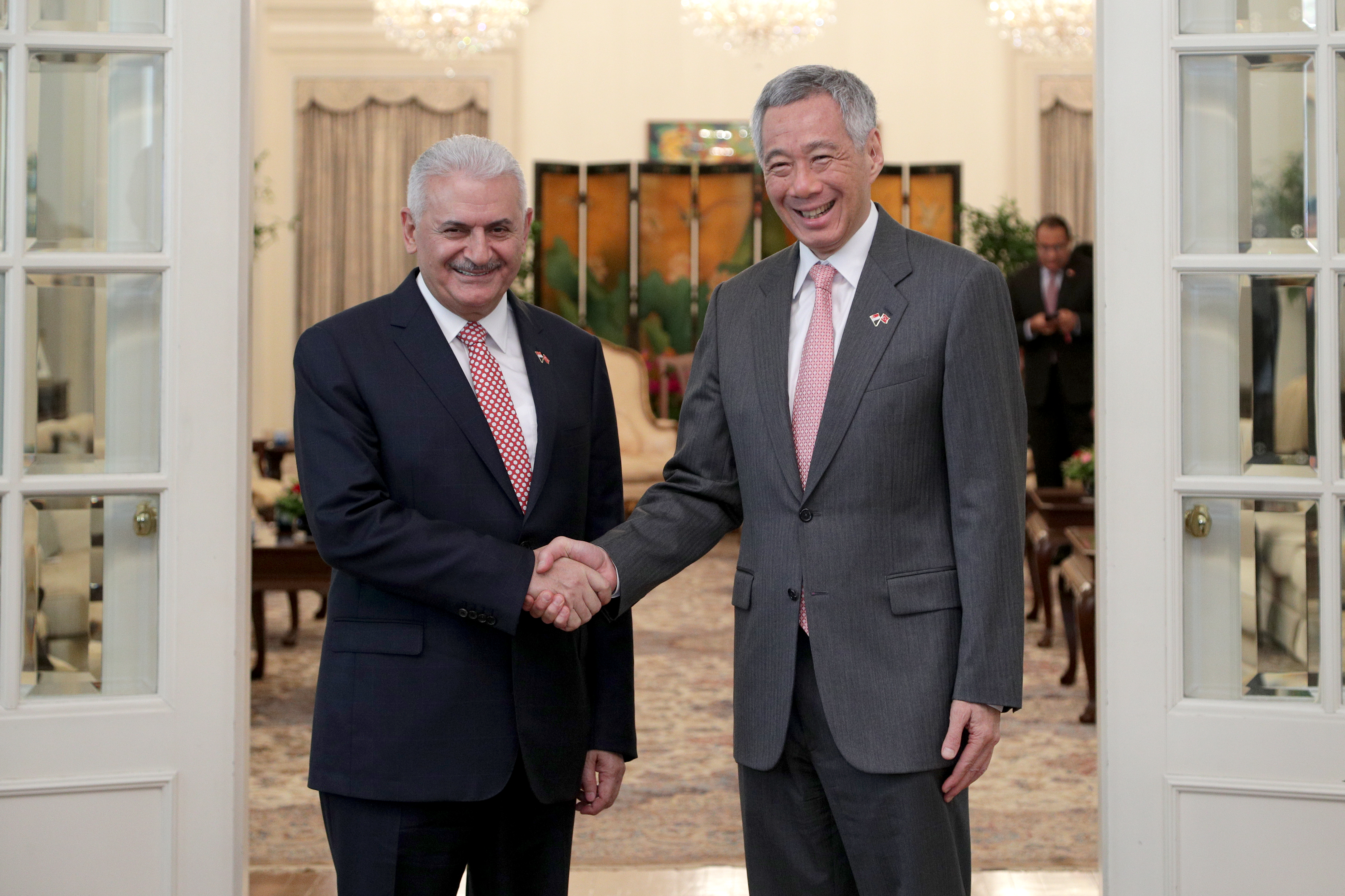 Visit by Turkish PM Binali Yildirim on 21 Aug 2017 (MCI Photo by Kenji Soon)