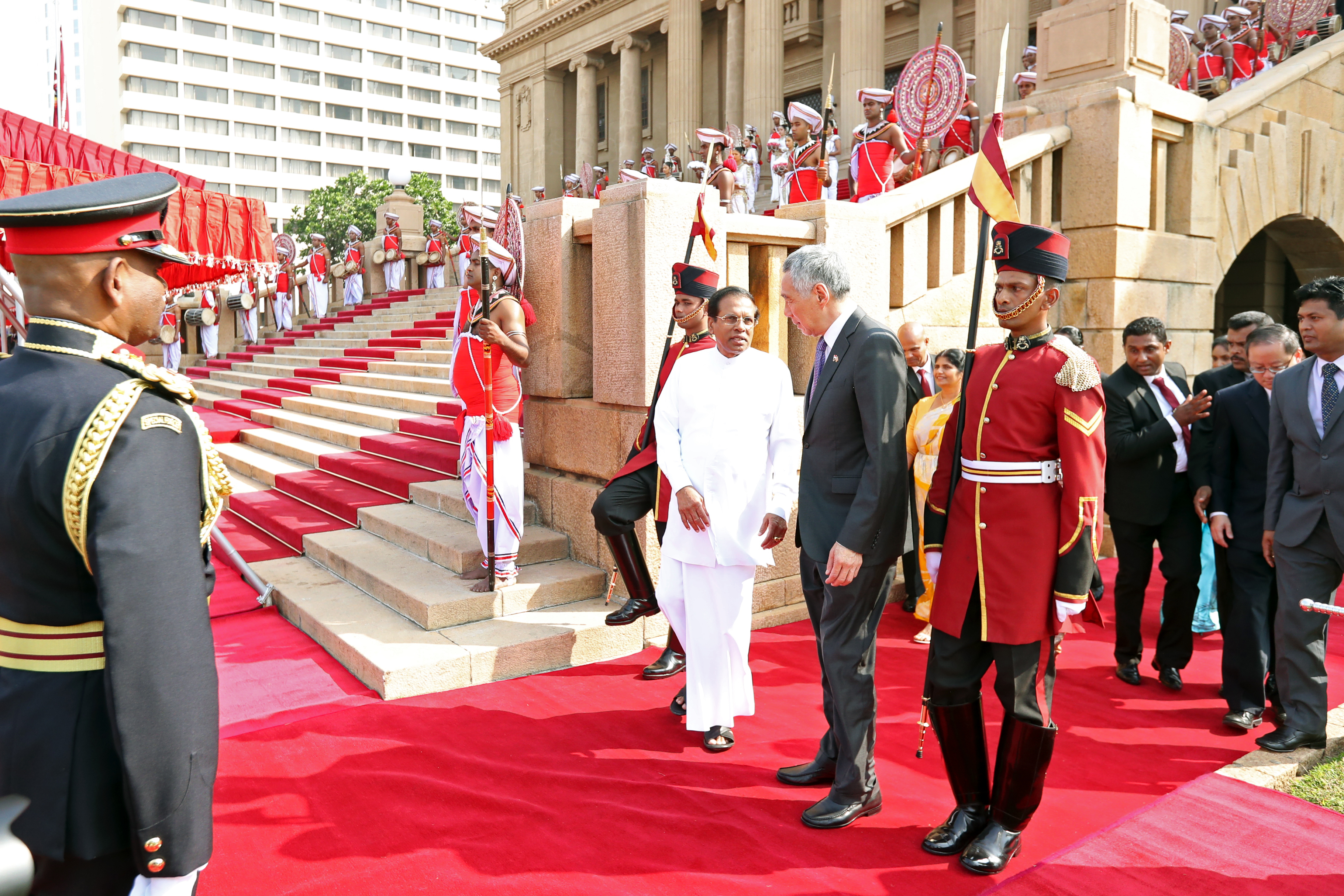 Official Visit to Sri Lanka by PM Lee Hsien Loong in January 2018 (MCI Photo by Fyrol)