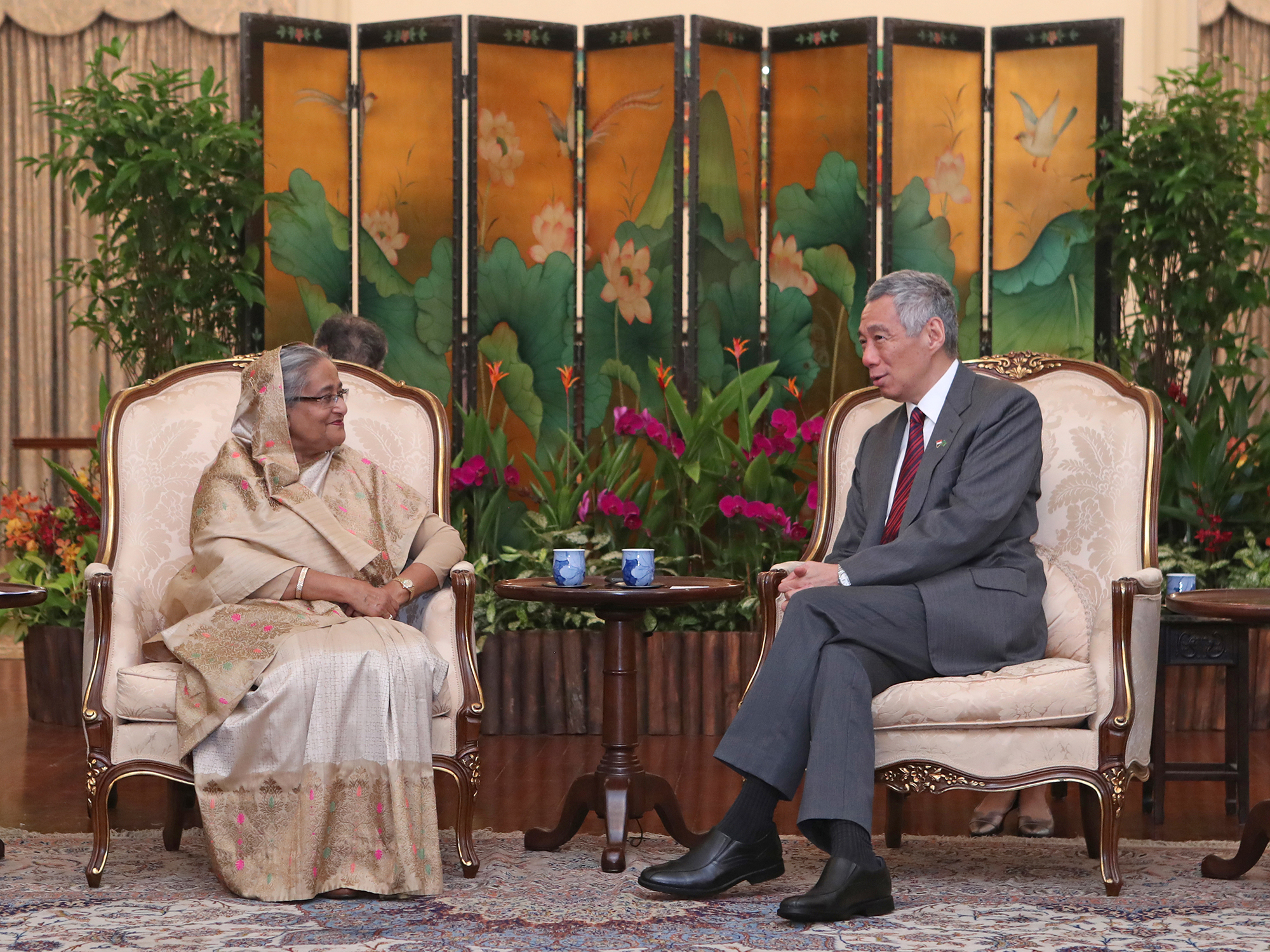Visit by Bangladeshi PM Sheikh Hasina on 12 Mar 2018 (MCI Photo by Betty Chua)
