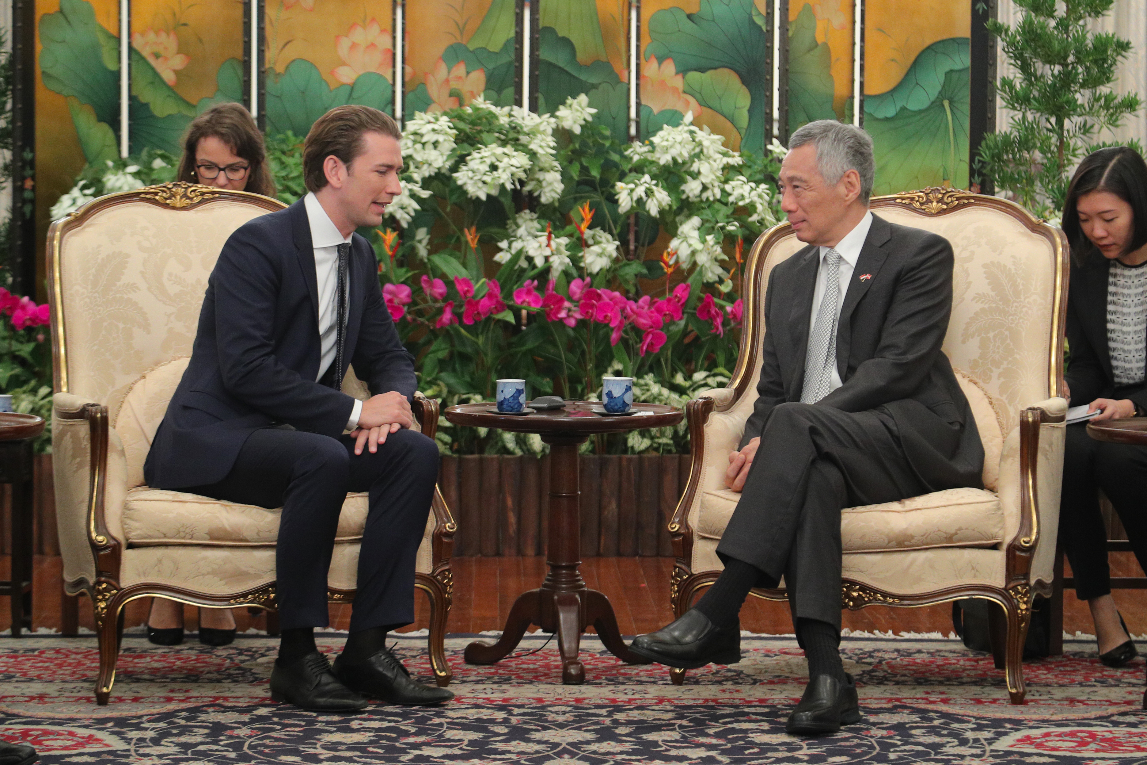 Official Visit by Austrian Chancellor Sebastian Kurz - Aug 2015 (MCI Photo by Kenji Soon)